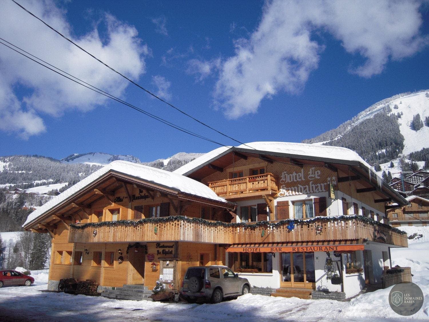 Vue extérieure de l'hôtel Hôtel Kandahar à Val en Auvergne-Rhône-Alpes