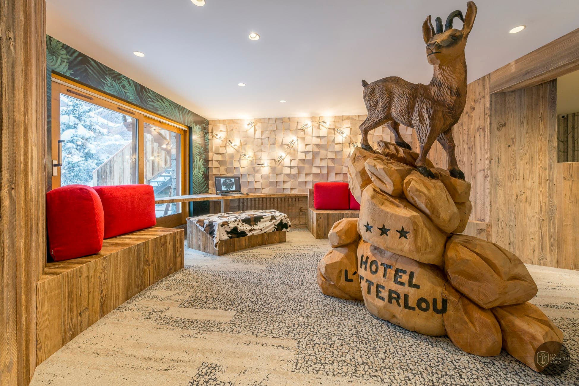 Espace intérieur de l'hôtel Hôtel L'Eterlou à Méribel en Auvergne-Rhône-Alpes