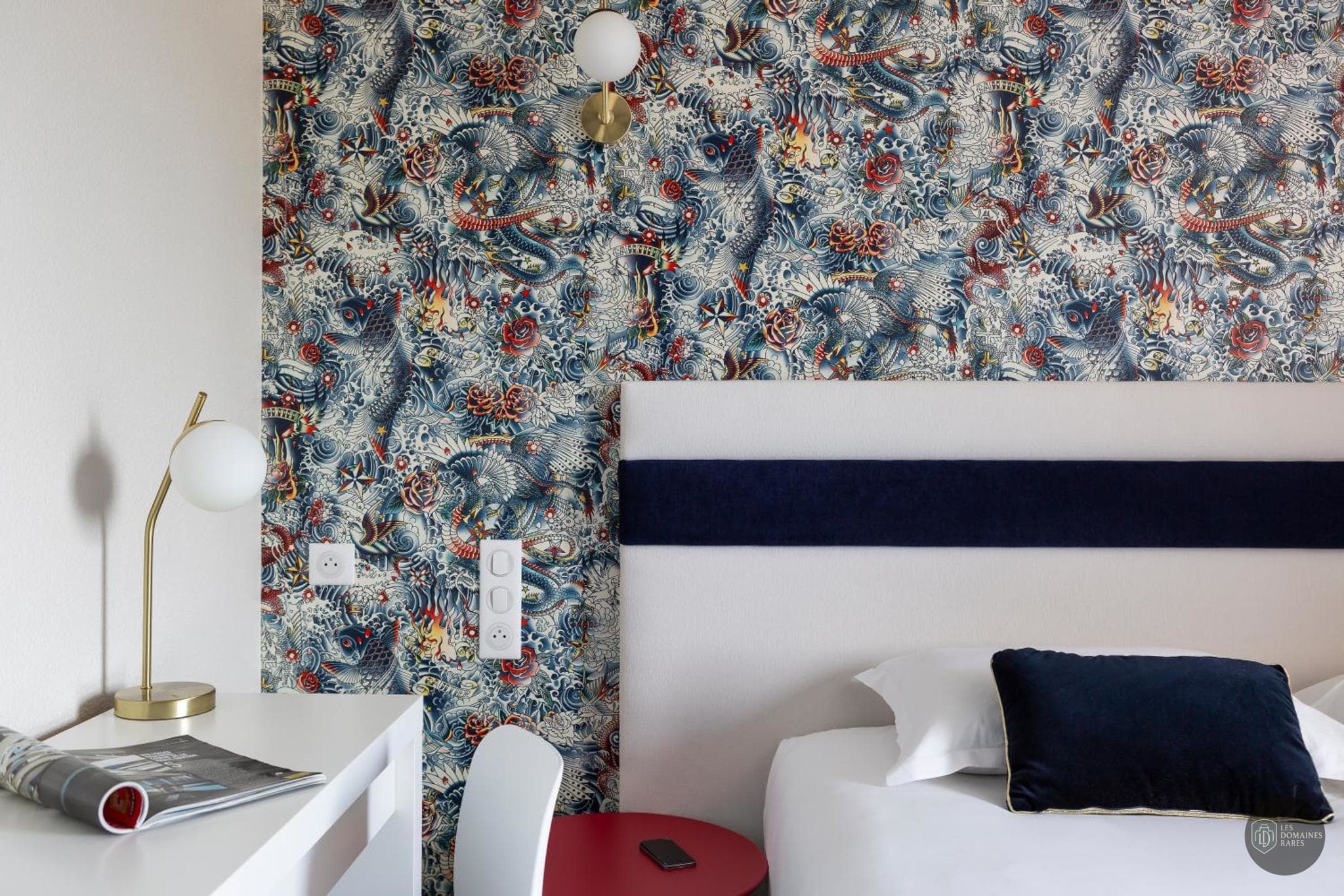 Chambre de l'hôtel Hôtel L'Ortega à Rennes en Bretagne
