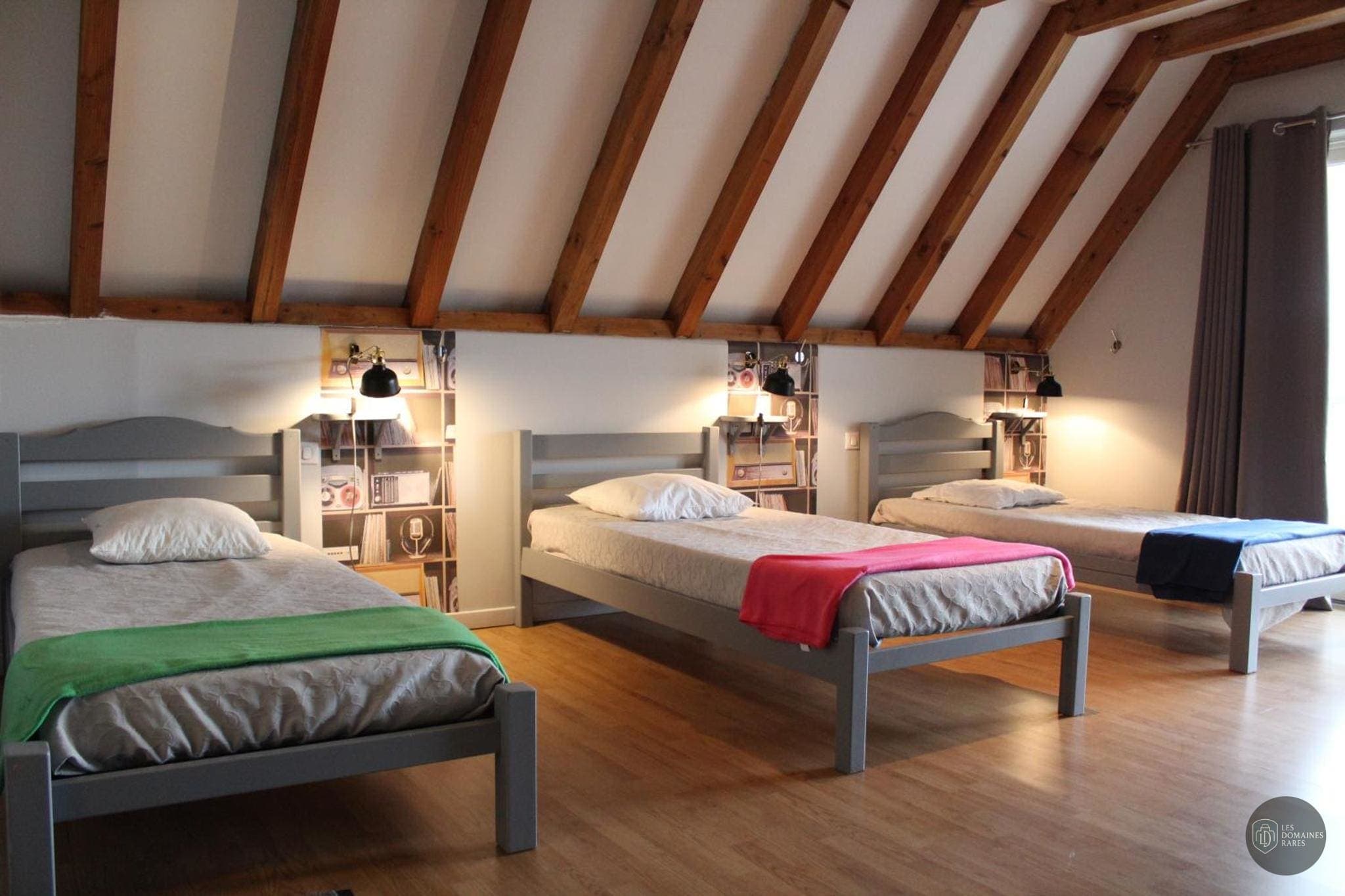 Chambre de l'hôtel Hôtel La Peyrade à Cajarc en Occitanie