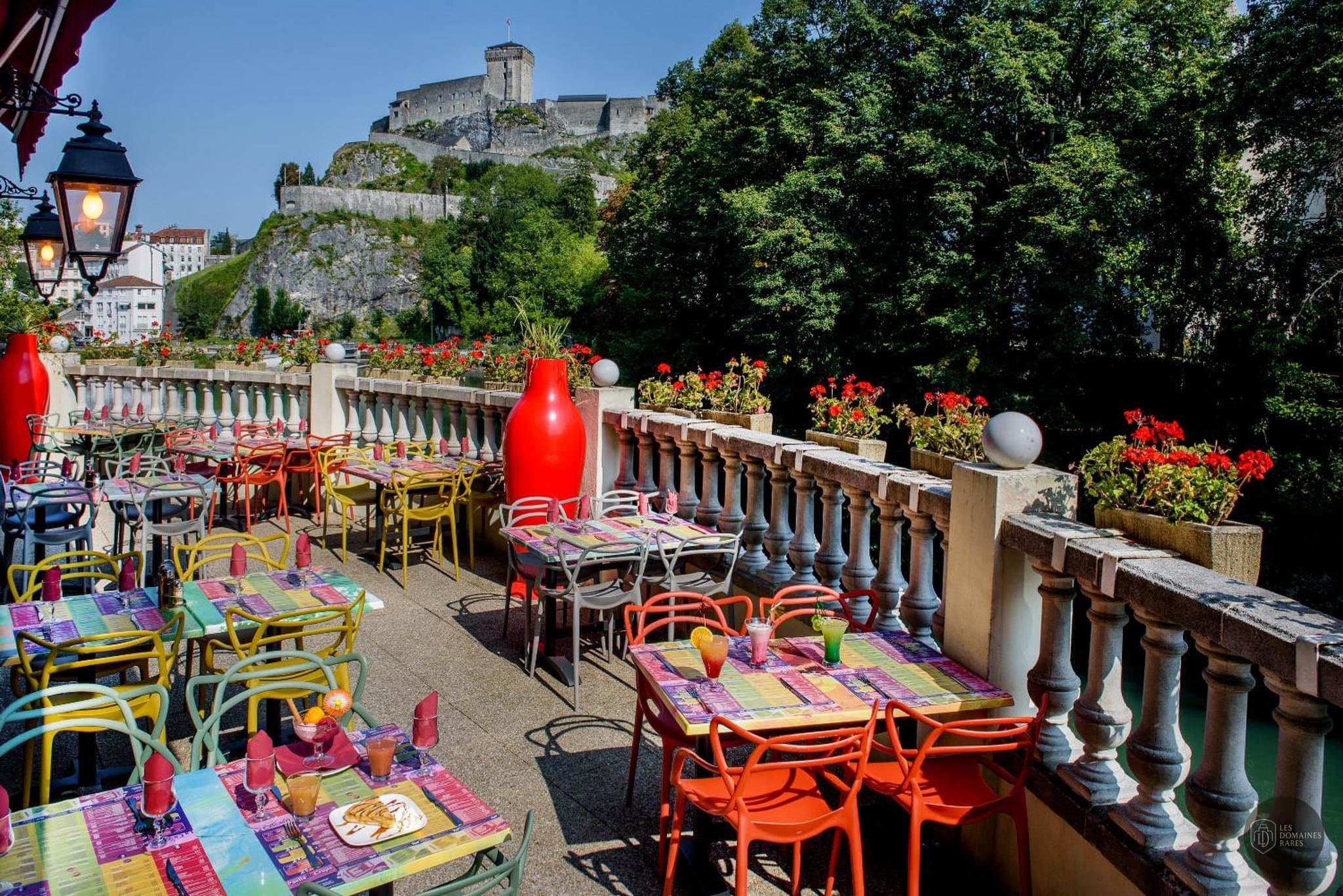 Restaurant de l'hôtel Hôtel La Solitude à Lourdes en Occitanie