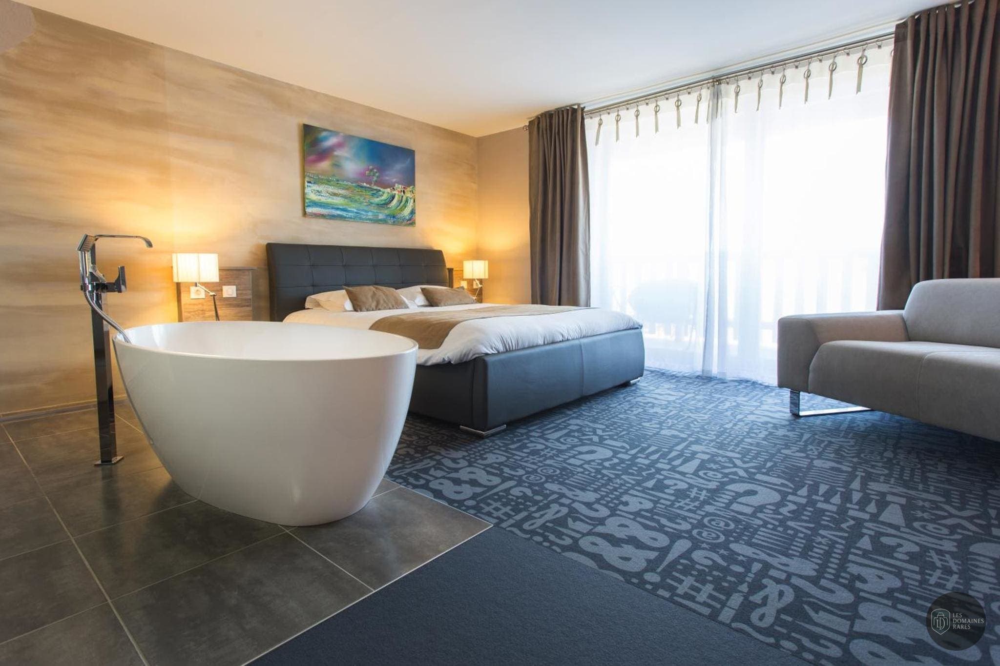 Chambre de l'hôtel Hôtel Le Dormeur à Dorlisheim en Grand Est