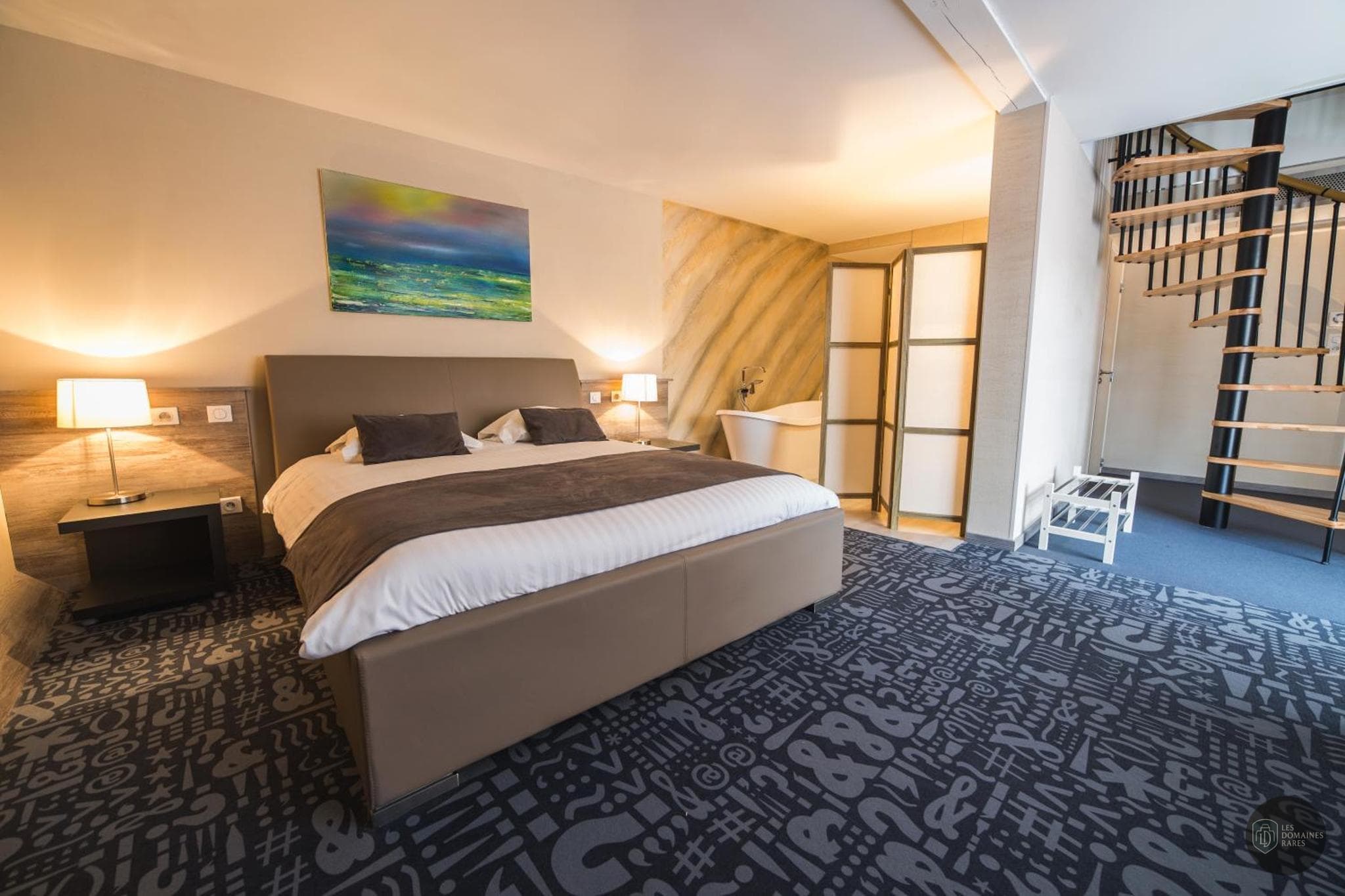 Chambre de l'hôtel Hôtel Le Dormeur à Dorlisheim en Grand Est