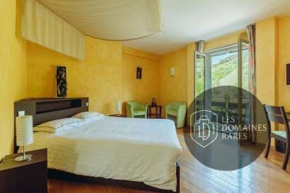 Chambre de l'hôtel Hôtel Le Haut-Allier à Alleyras en Auvergne-Rhône-Alpes