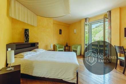 Chambre de l'hôtel Hôtel Le Haut-Allier à Alleyras en Auvergne-Rhône-Alpes
