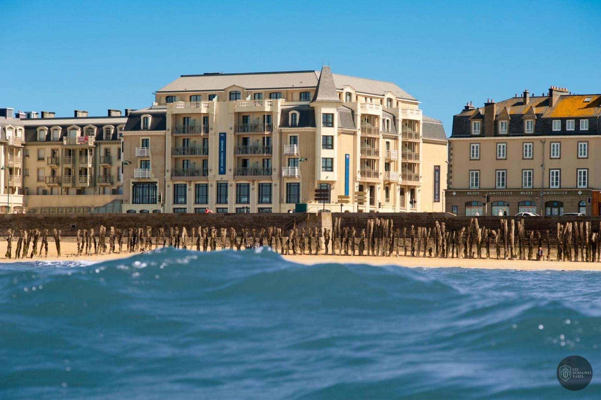 Vue de l'hôtel Hôtel Le Nouveau Monde en Bretagne