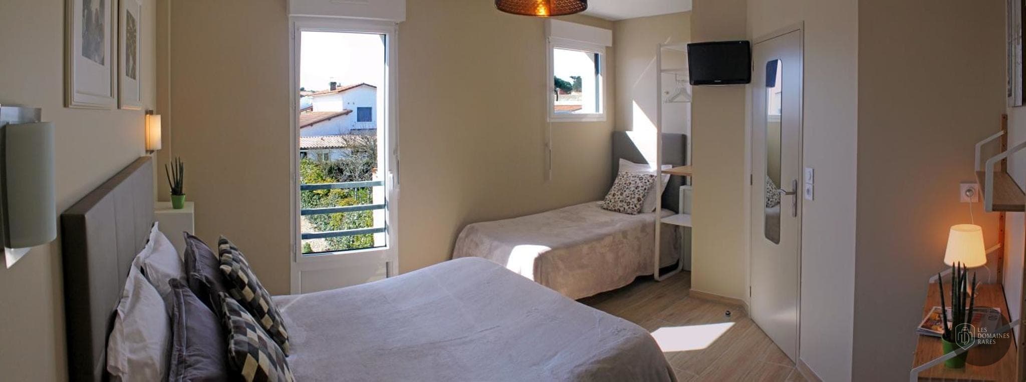 Chambre de l'hôtel Hôtel Le Printemps à Montélimar en Auvergne-Rhône-Alpes - séminaire montélimar