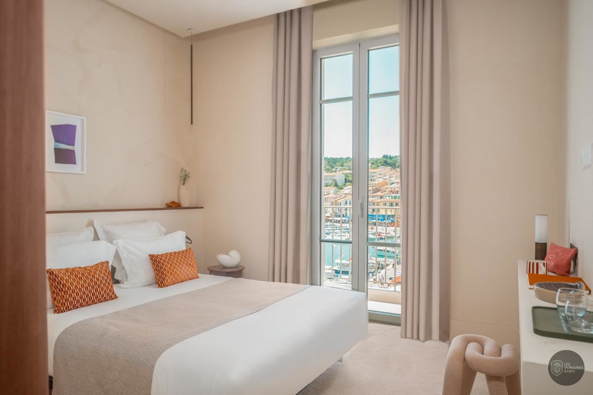 Chambre de l'hôtel Hôtel Liautaud Cassis à Cassis en Provence-Alpes-Côte d'Azur - séminaire à cassis
