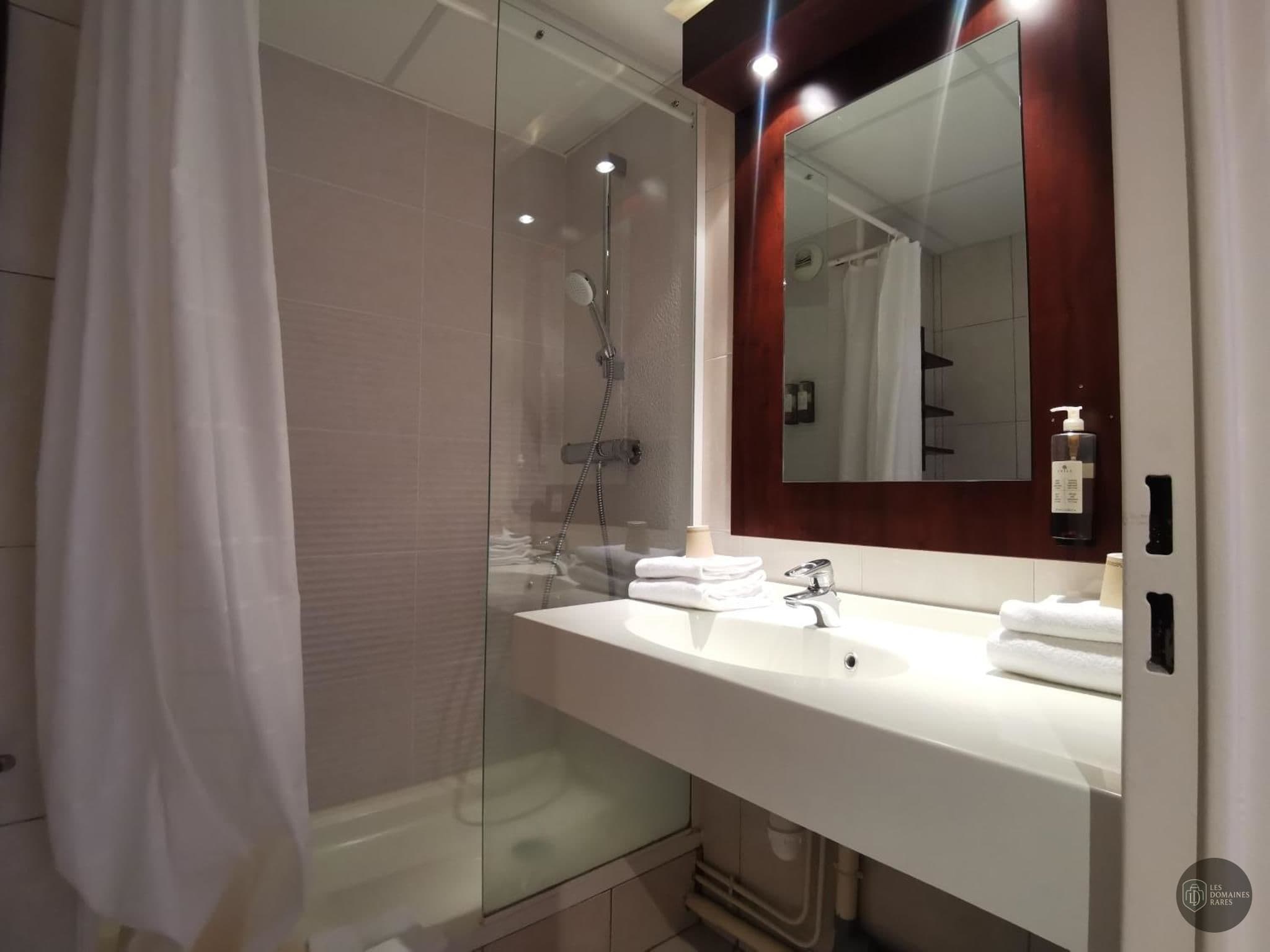 Salle de bain de l'hôtel Hôtel Mercator à Vendôme en Centre-Val de Loire