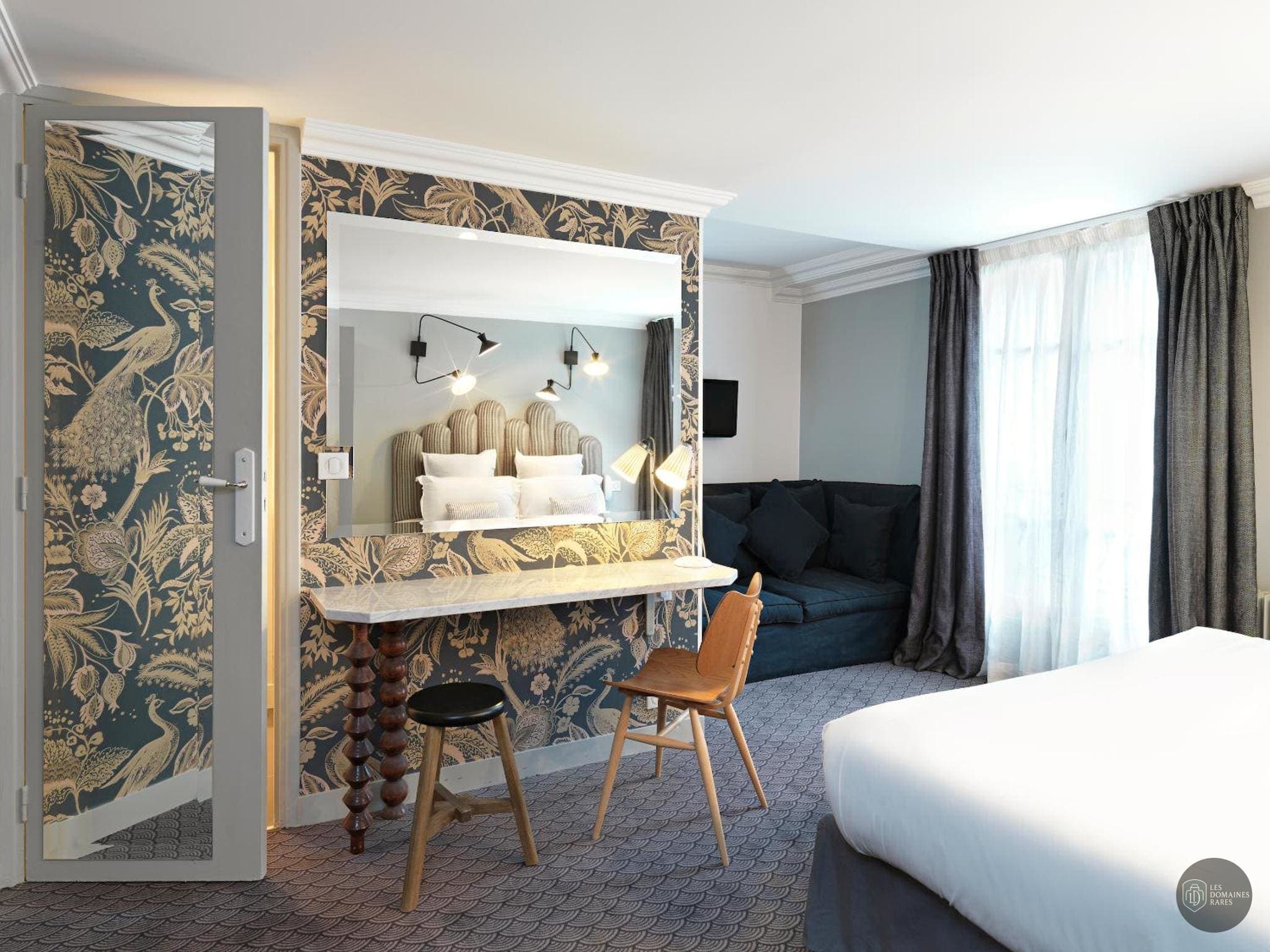Chambre de l'hôtel Hôtel Paradis à Lourdes en Occitanie