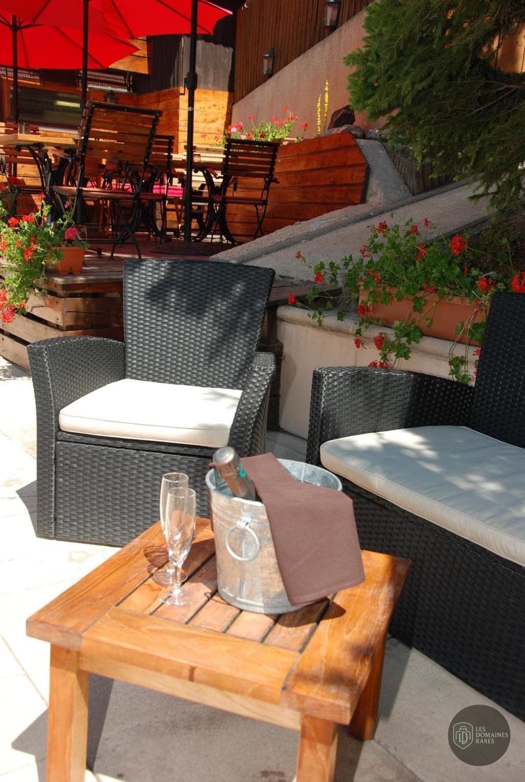 Espace intérieur de l'hôtel Hôtel Plein Sud à Chantemerle en Provence-Alpes-Côte d'Azur