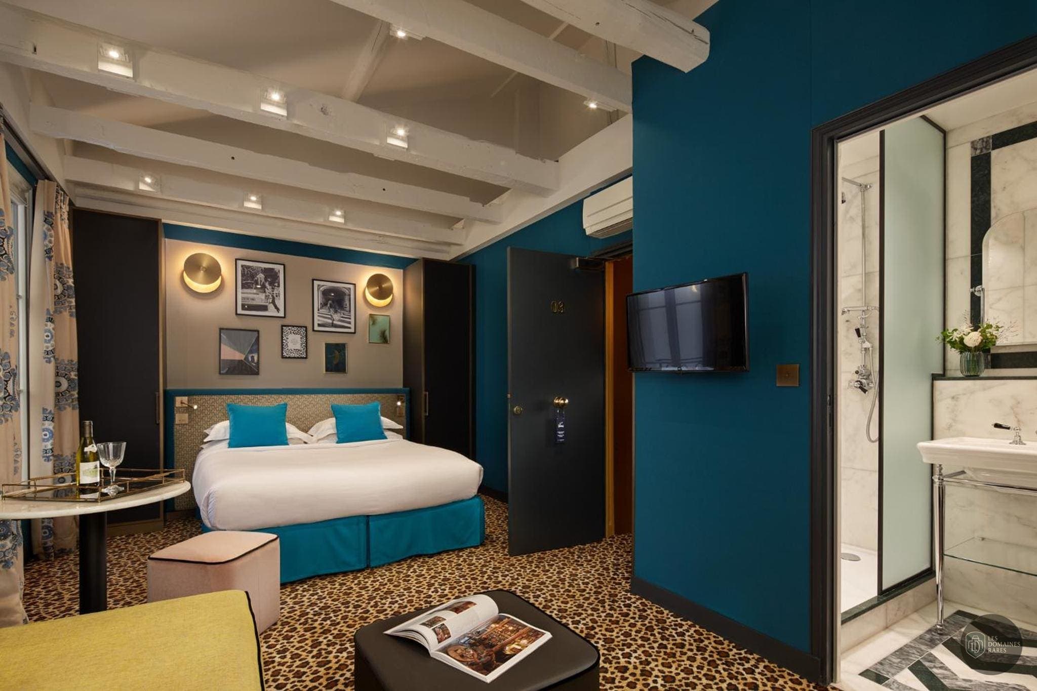 Chambre de l'hôtel Hôtel Saint Germain à Paris en Île-de-France