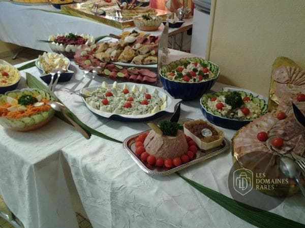 Buffet varié et coloré pour événements
