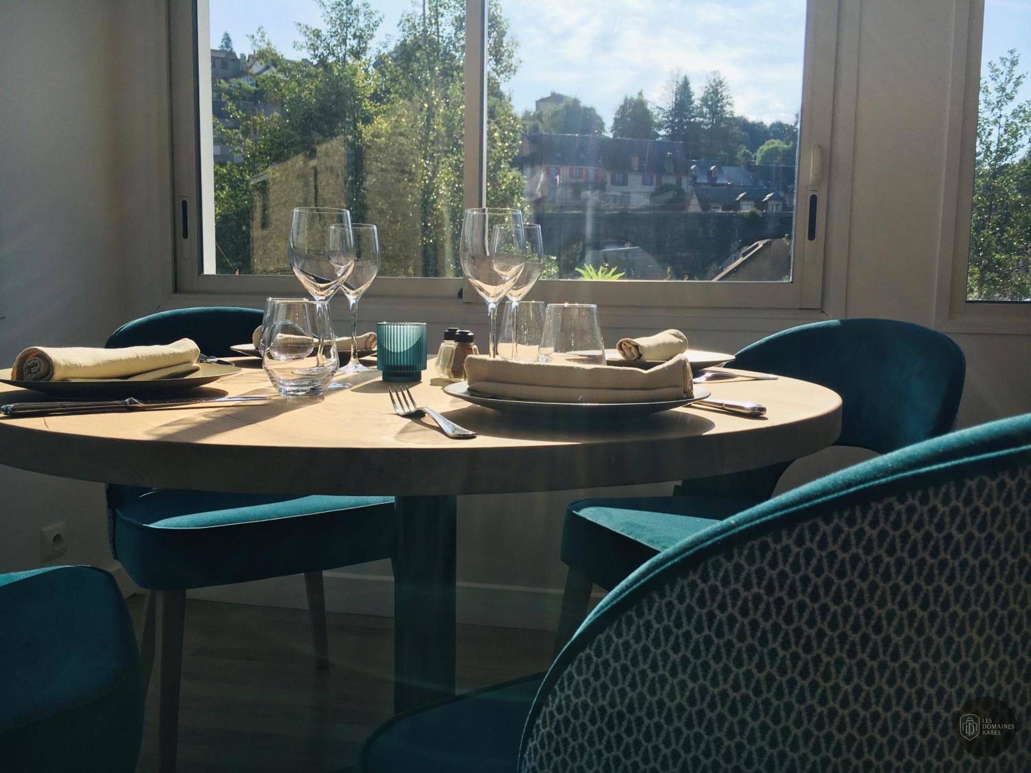 Restaurant de l'hôtel Hôtel Teyssier à Uzerche en Nouvelle-Aquitaine