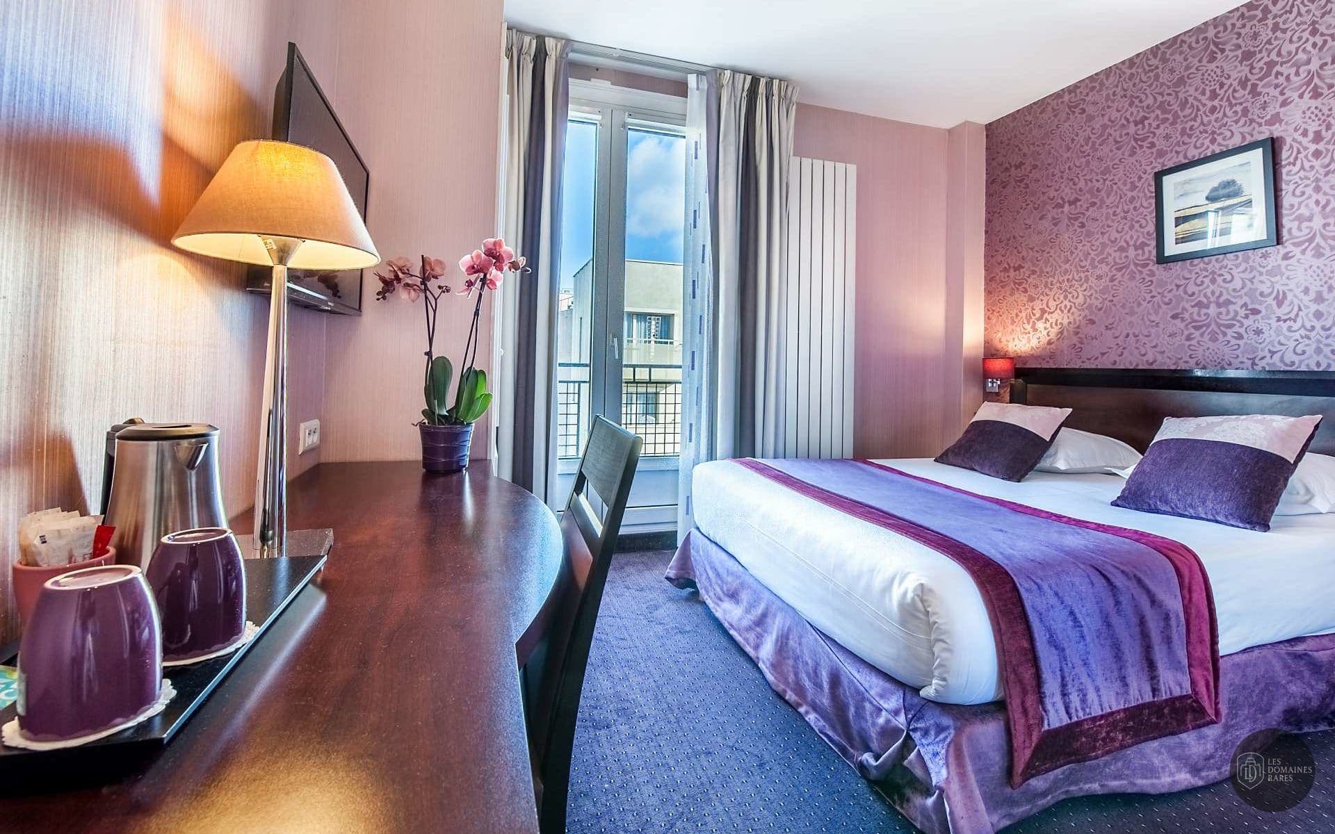 Chambre de l'hôtel Hôtel Virgina à Paris en Île-de-France - séminaire paris