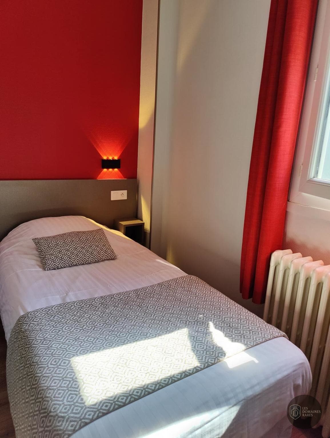 Chambre de l'hôtel Hôtel des Lices à Rennes en Bretagne