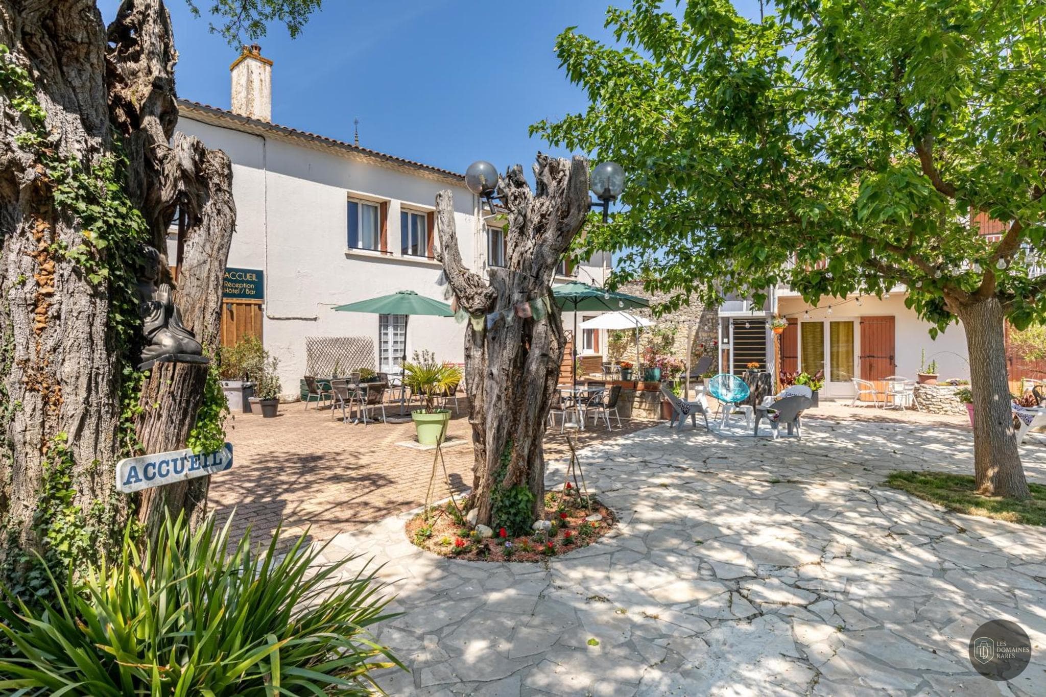 Vue de l'hôtel Hôtel des Vieux Acacias à Queyrac en Nouvelle-Aquitaine