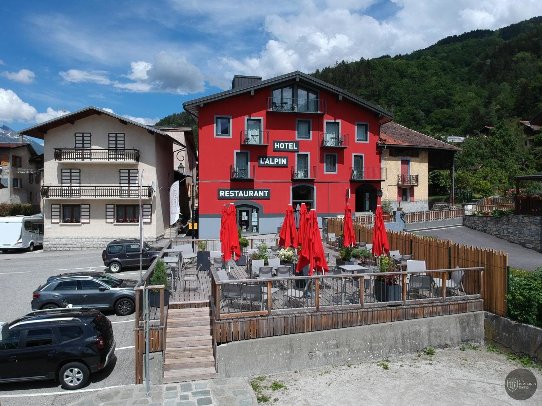 Vue extérieure du domaine Hôtel l'Alpin à Landry en Auvergne-Rhône-Alpes