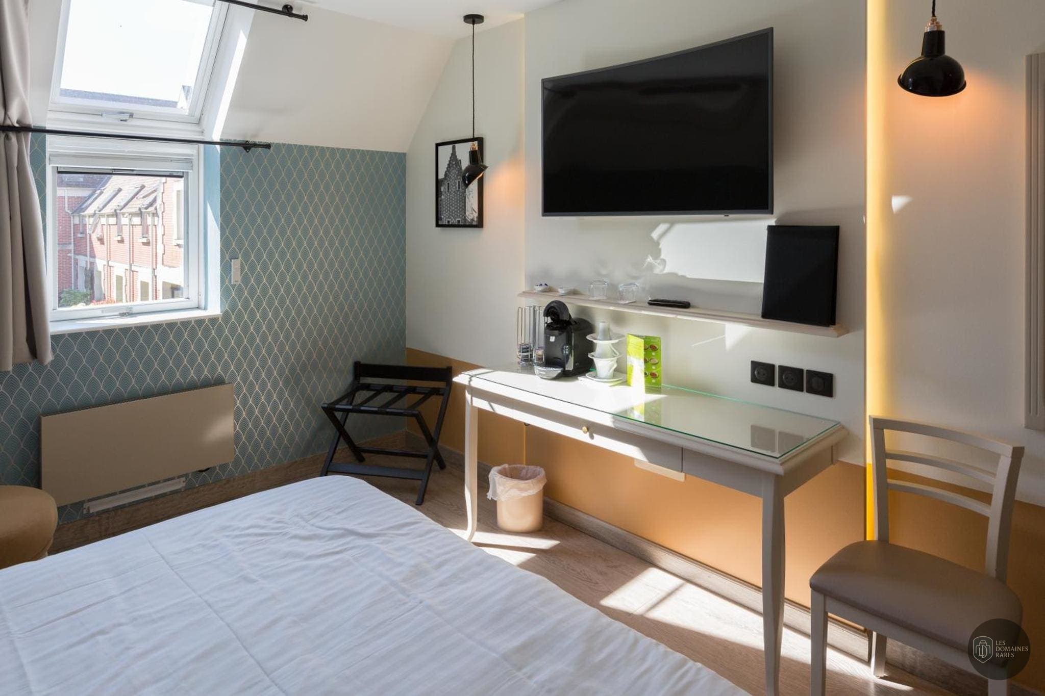 Chambre de l'hôtel Hôtel le Cèdre à Noyon en Hauts-de-France