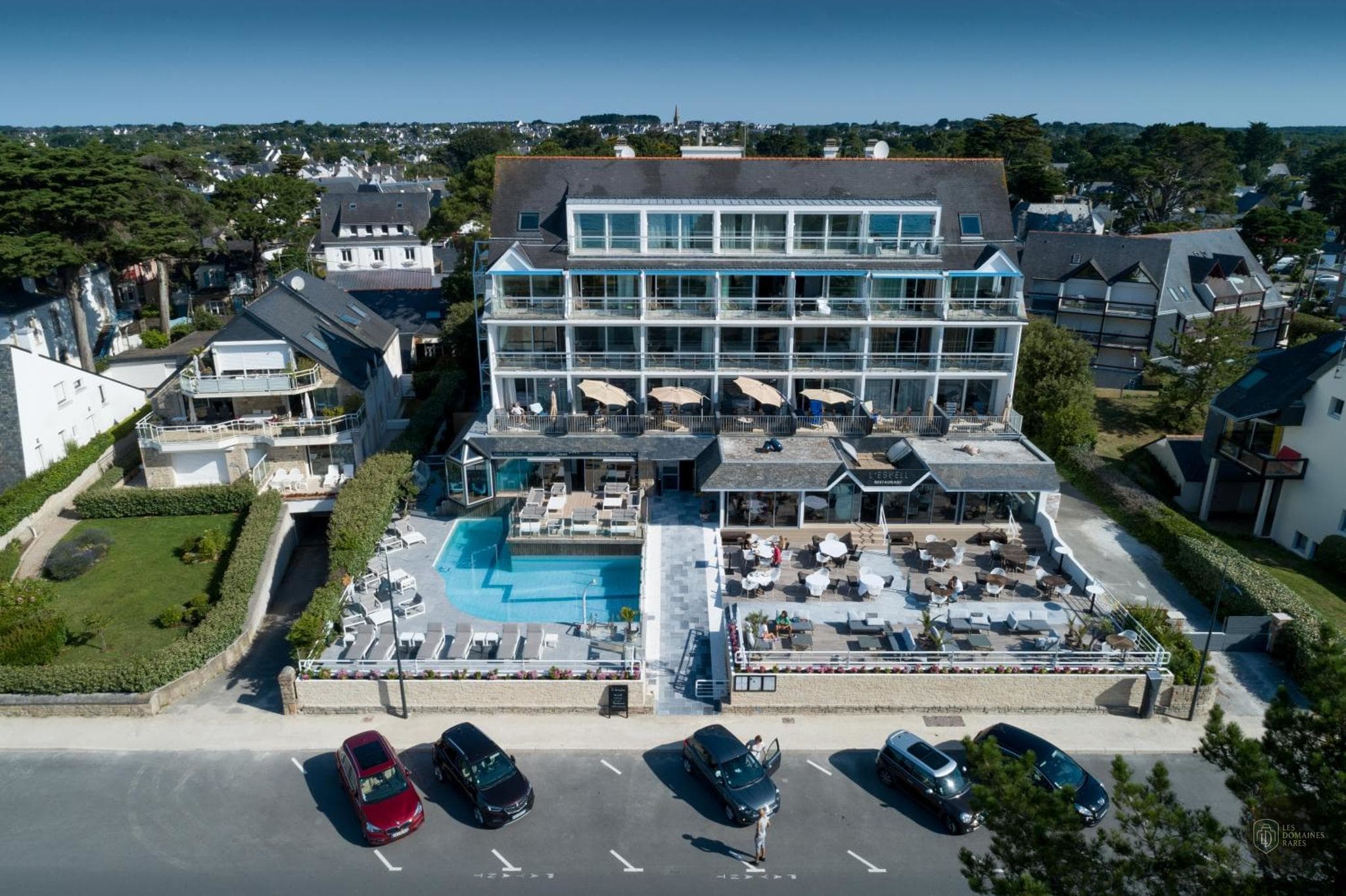 Vue extérieure de l'hôtel Hôtel le Diana à Carnac en Bretagne