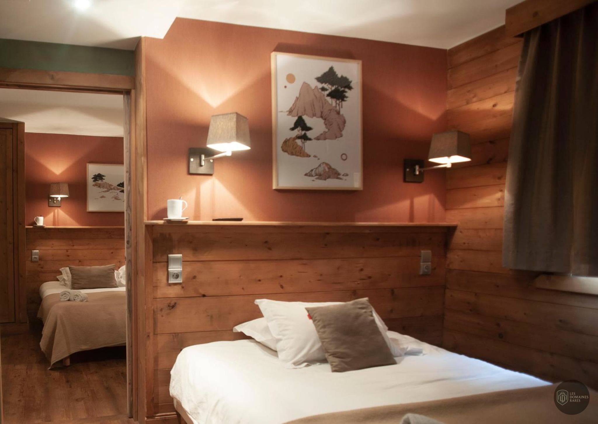 Chambre de l'hôtel Hôtel le Monal en Auvergne-Rhône-Alpes