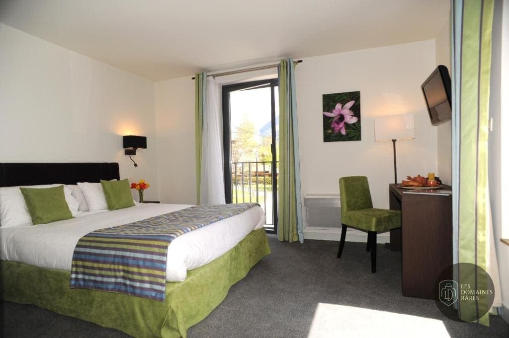 Chambre de l'hôtel Hôtel les Lanchers en Auvergne-Rhône-Alpes