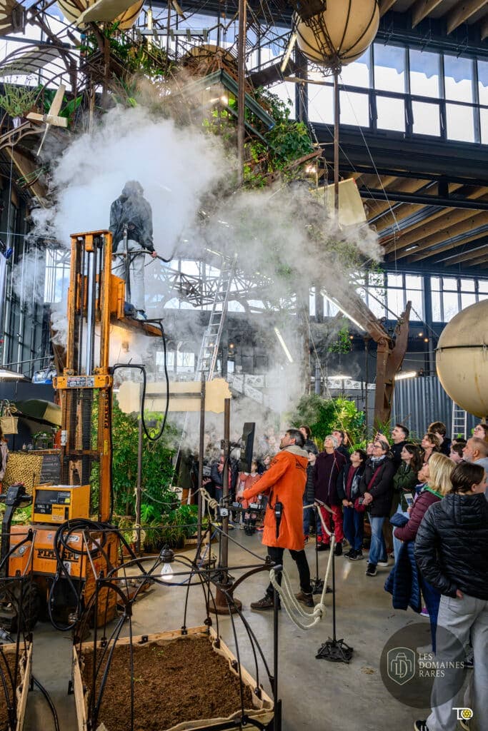 Espace intérieur de la ferme Halle de la Machine à Toulouse en Occitanie