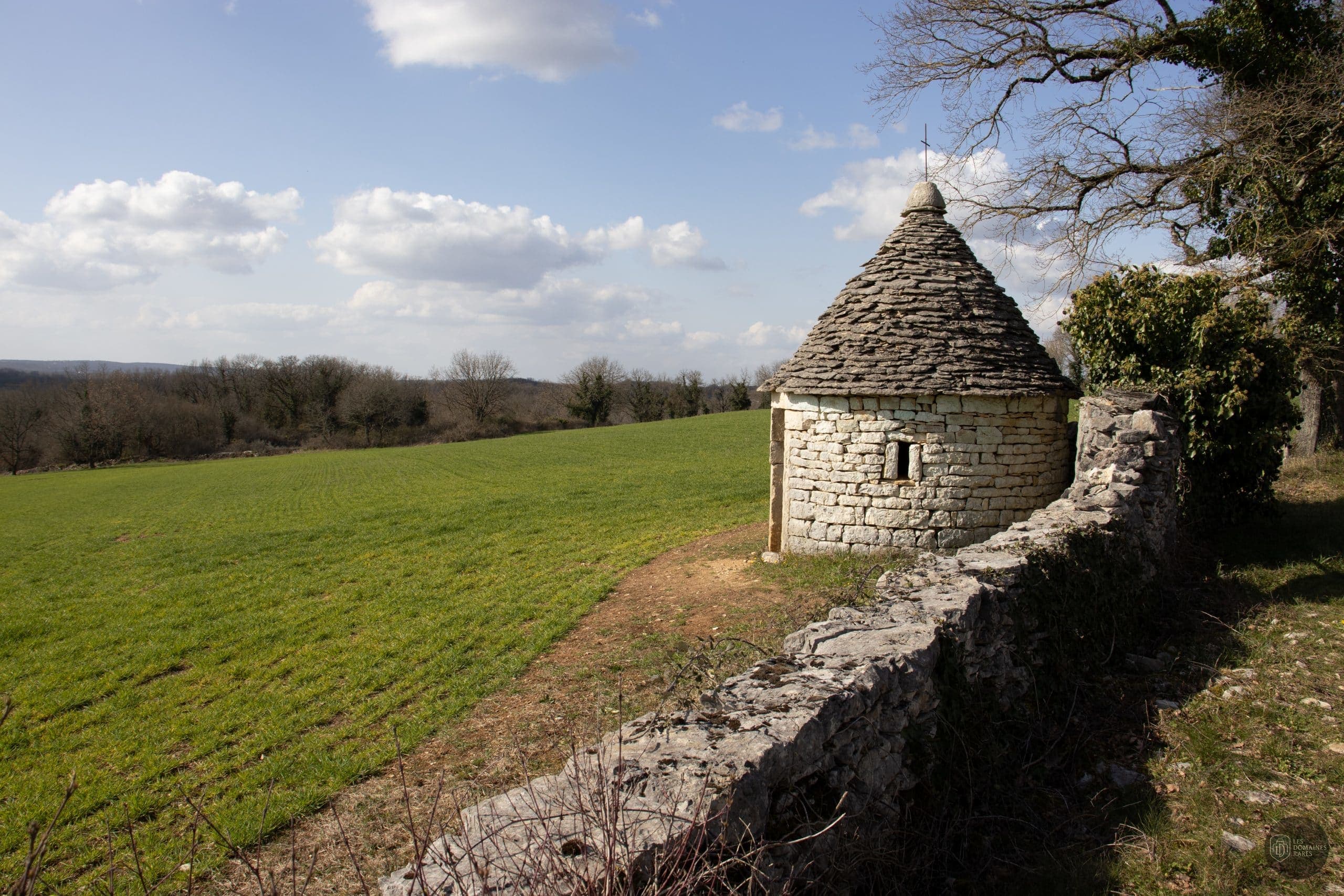 Caselle en pierre, paysage