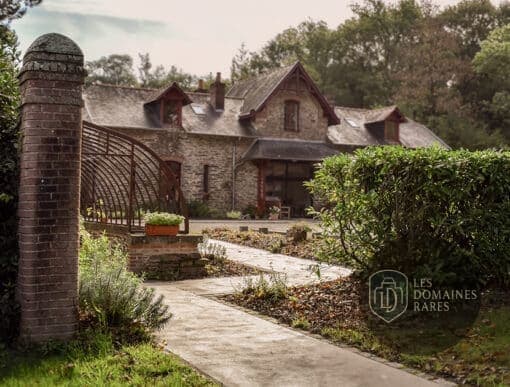 Vue extérieure du lieu Haras du Reuzel en Bretagne