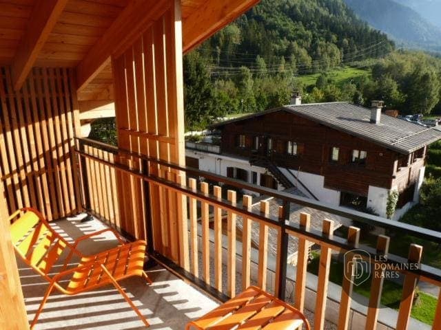 Vue extérieure de l'hôtel Heliopic Hotel  Spa à Chamonix en Auvergne-Rhône-Alpes
