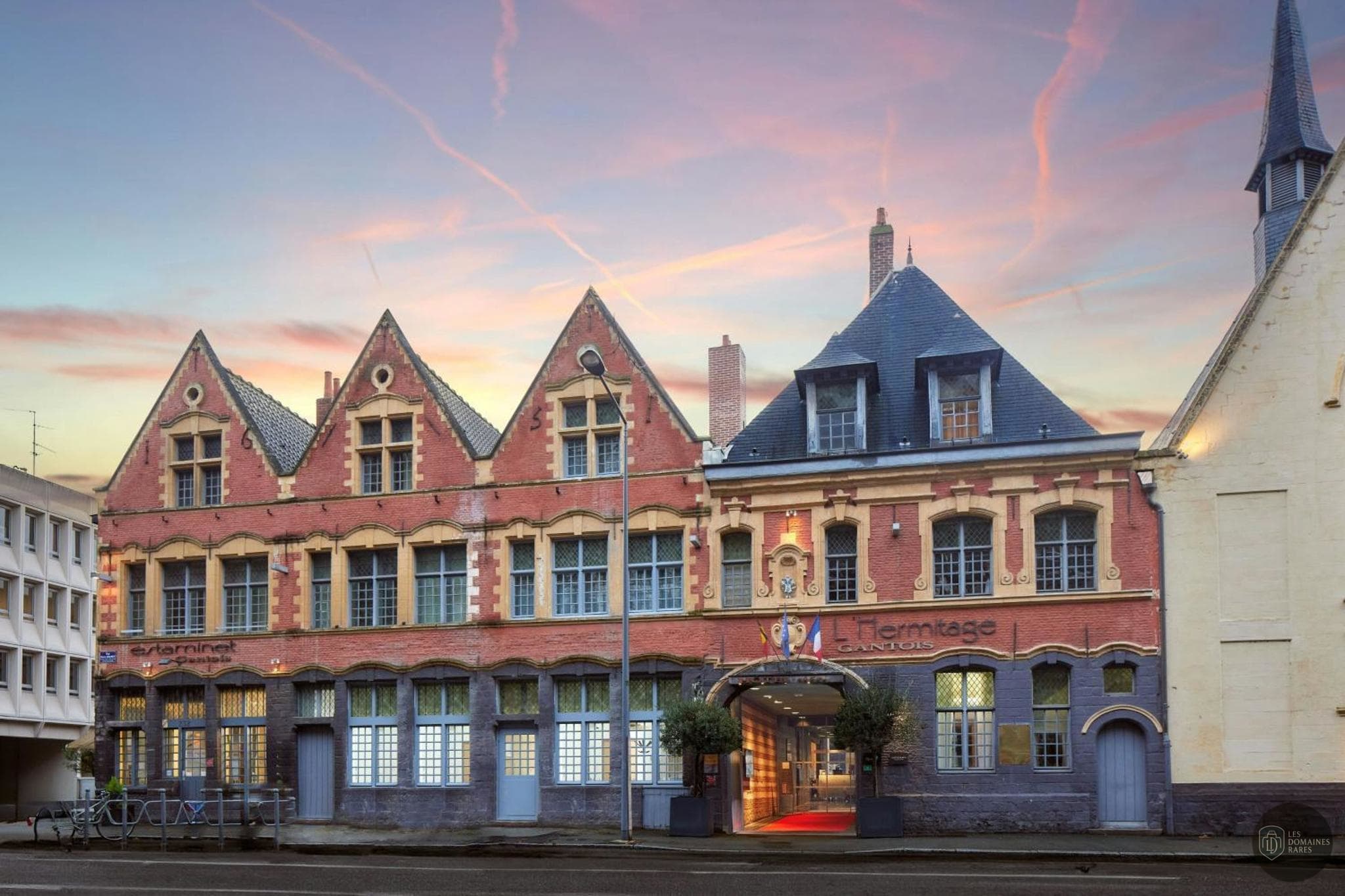 Vue extérieure du lieu Hermitage Gantois à Lille en Hauts-de-France