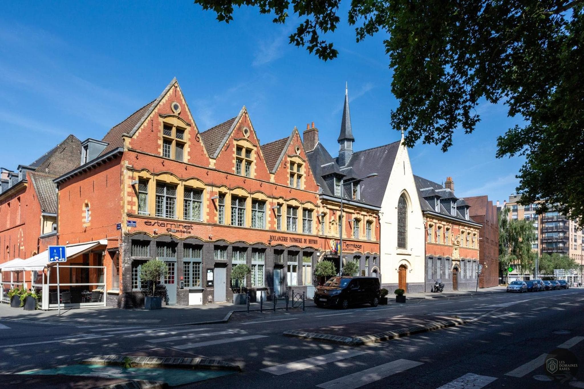 Vue extérieure du lieu Hermitage Gantois à Lille en Hauts-de-France