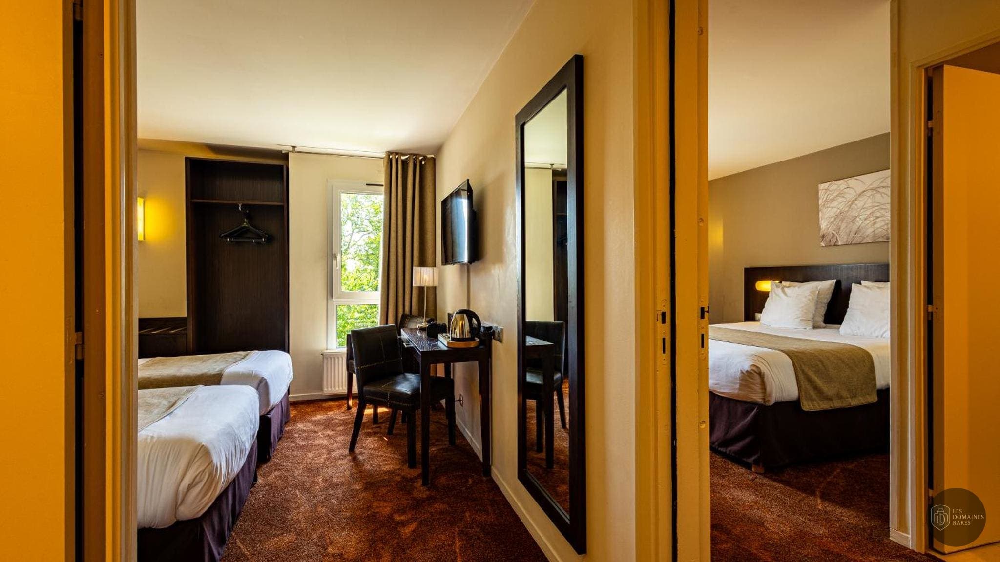 Chambre de l'hôtel Hostellerie d'Aussois en Bourgogne-Franche-Comté