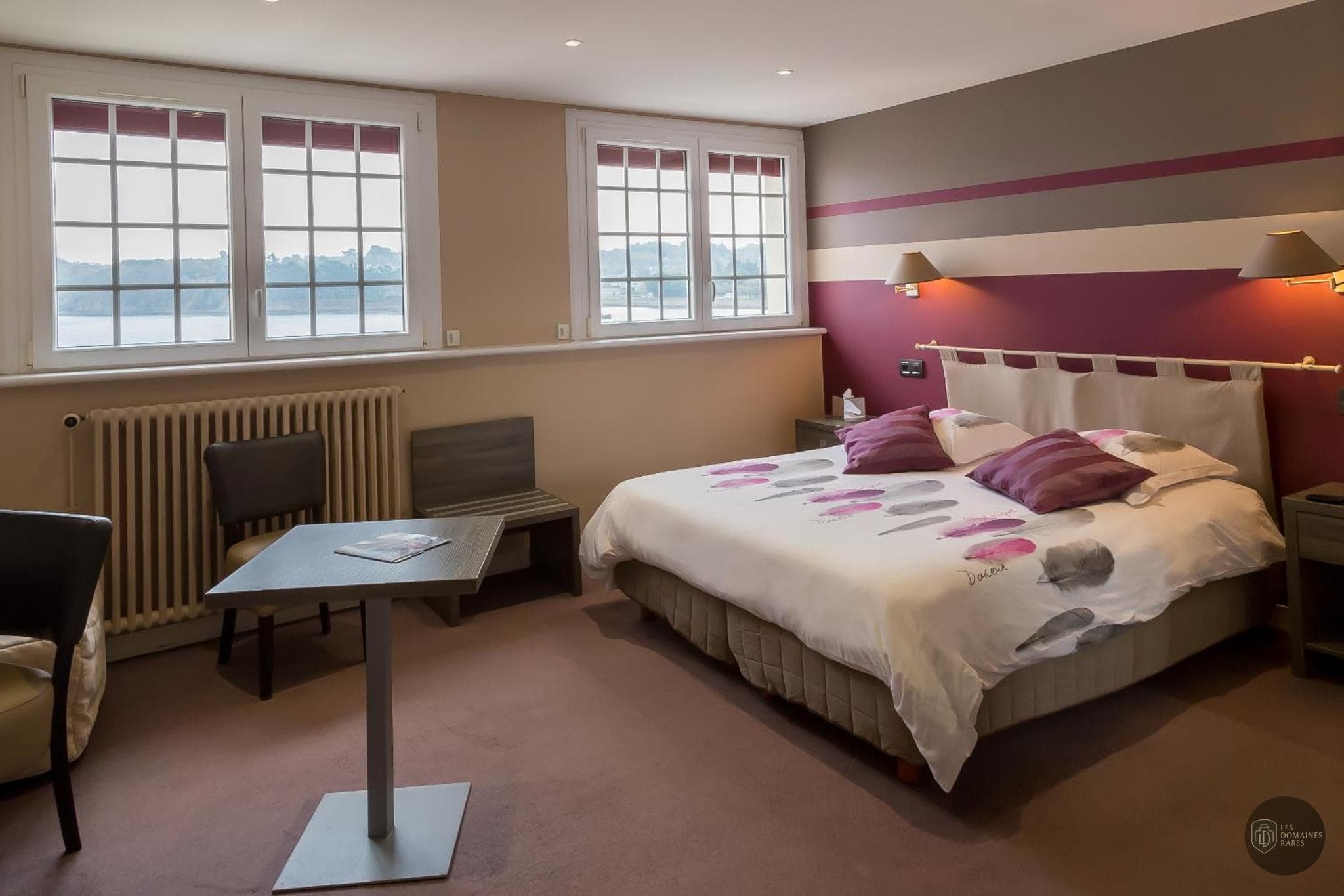 Chambre de l'hôtel Hostellerie de la Mer à Crozon en Bretagne - séminaire finistère