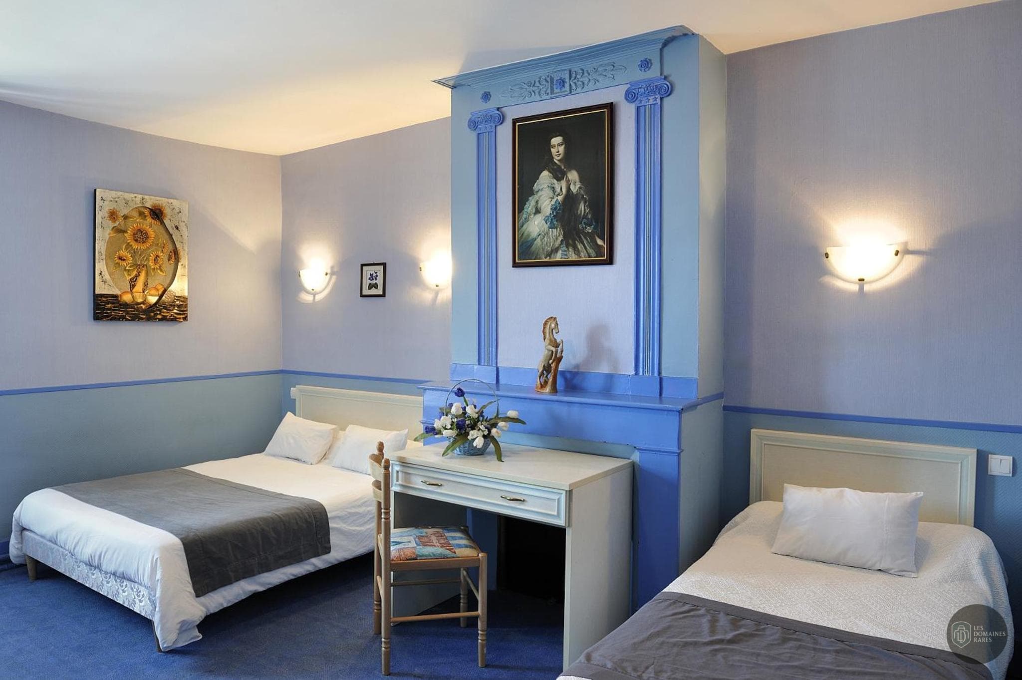 Chambre du lieu Hostellerie du Cheval Noir à Fontainebleau en Île-de-France - séminaire seine-et-marne (77)