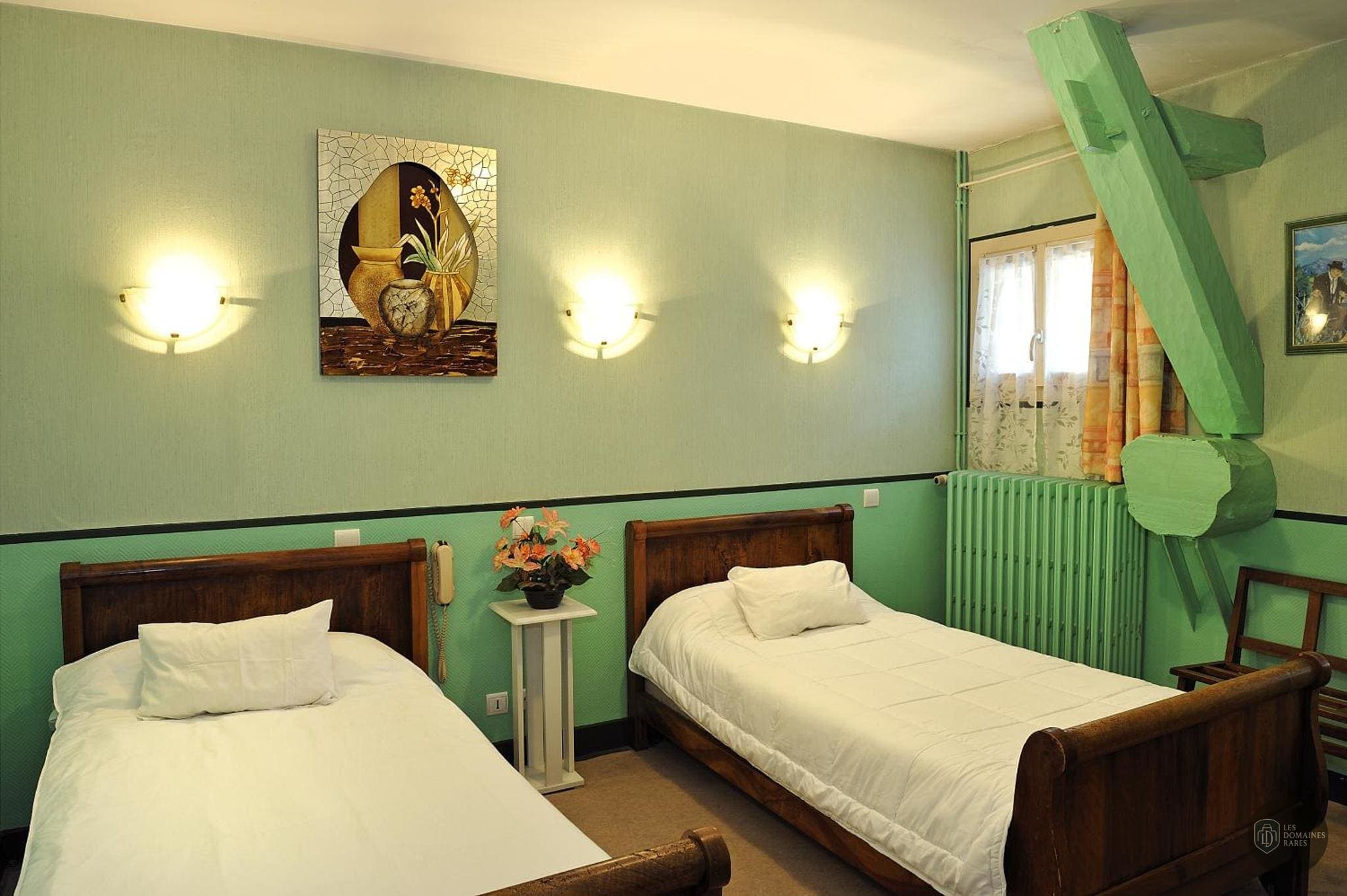 Chambre du lieu Hostellerie du Cheval Noir à Fontainebleau en Île-de-France