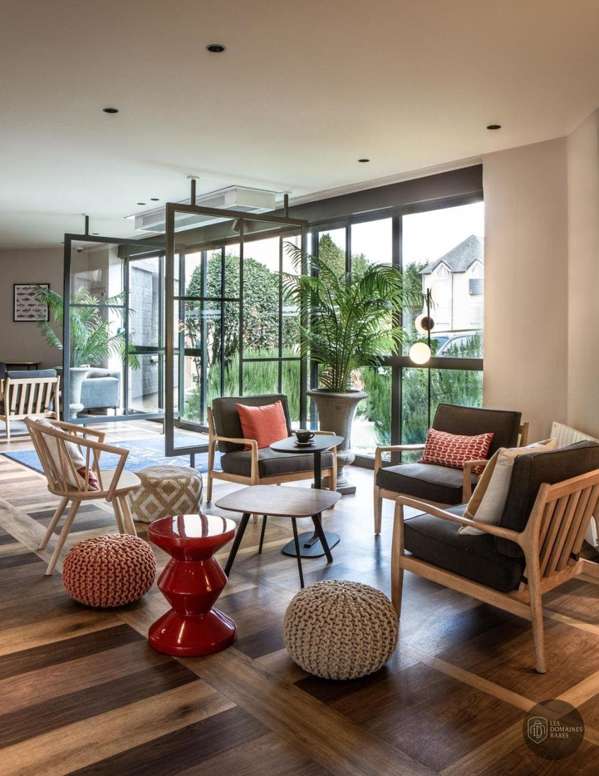Espace intérieur de l'hôtel Hotel Antares à Deauville en Normandie