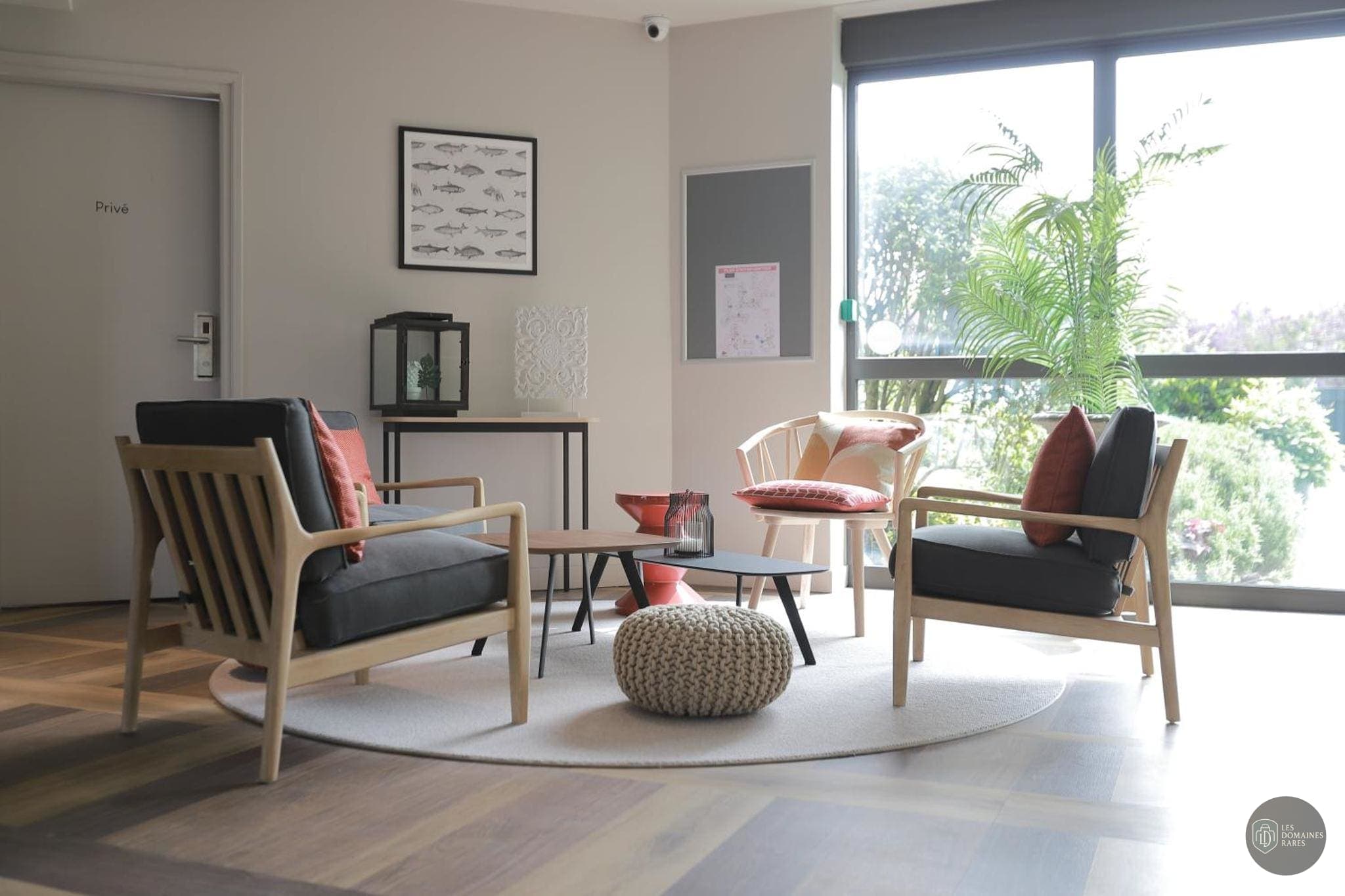 Espace intérieur de l'hôtel Hotel Antares à Deauville en Normandie