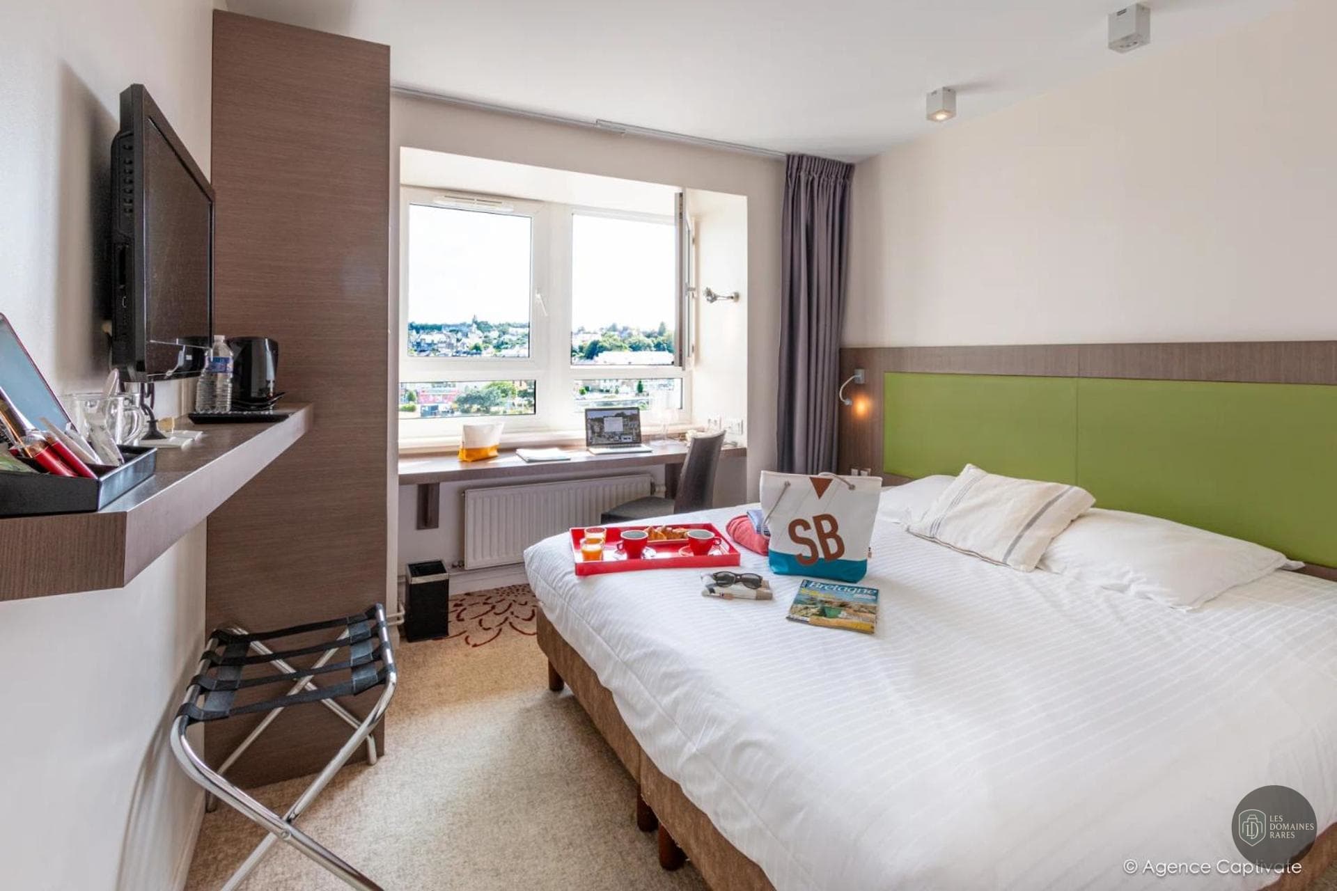 Chambre de l'hôtel Hotel Le Benhuyc en Bretagne - séminaire binic-étables-sur-mer