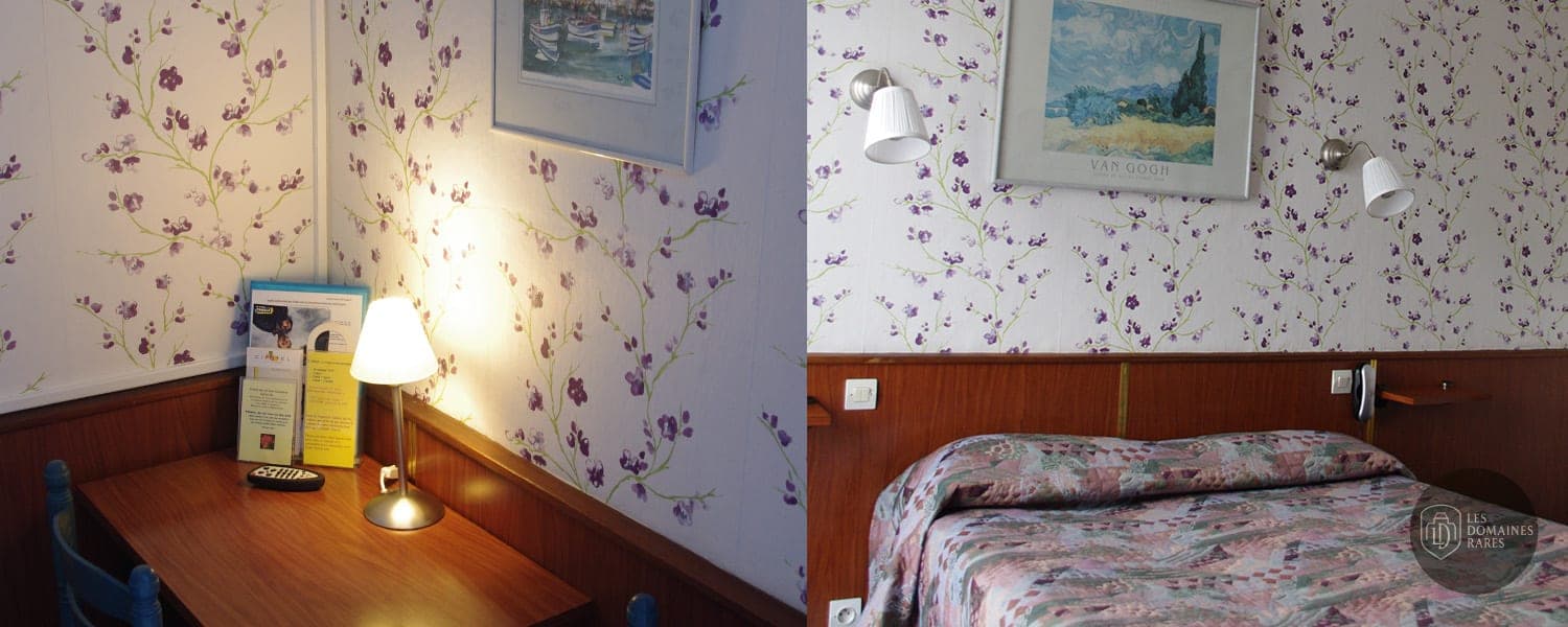 Chambre de l'hôtel Hotel Le France à Aubusson en Nouvelle-Aquitaine