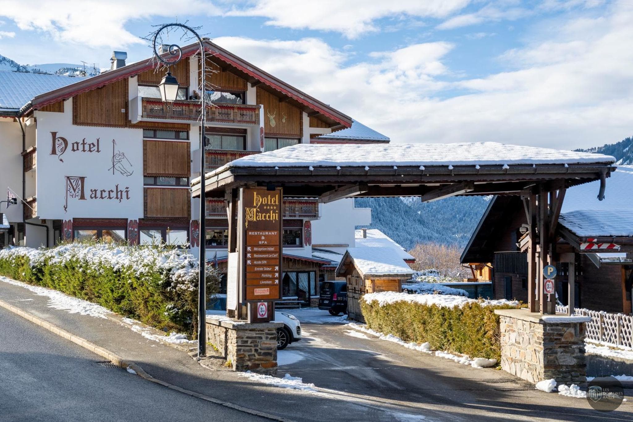 Vue extérieure de l'hôtel Hotel Macchi à Châtel en Auvergne-Rhône-Alpes