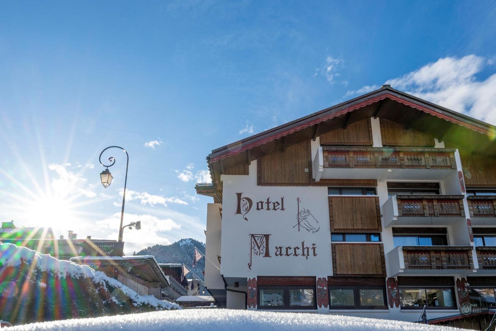 Vue extérieure de l'hôtel Hotel Macchi à Châtel en Auvergne-Rhône-Alpes
