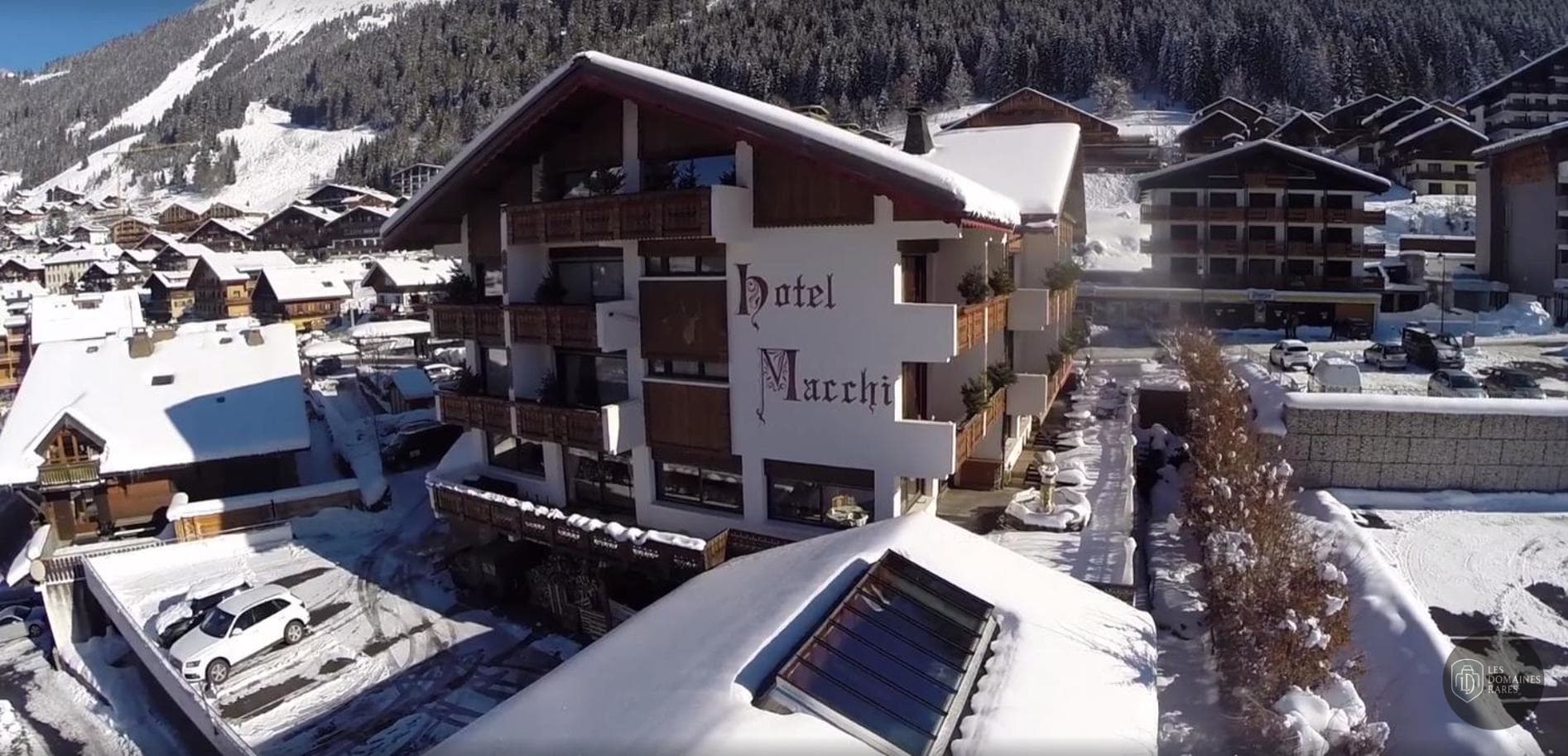 Vue extérieure de l'hôtel Hotel Macchi à Châtel en Auvergne-Rhône-Alpes