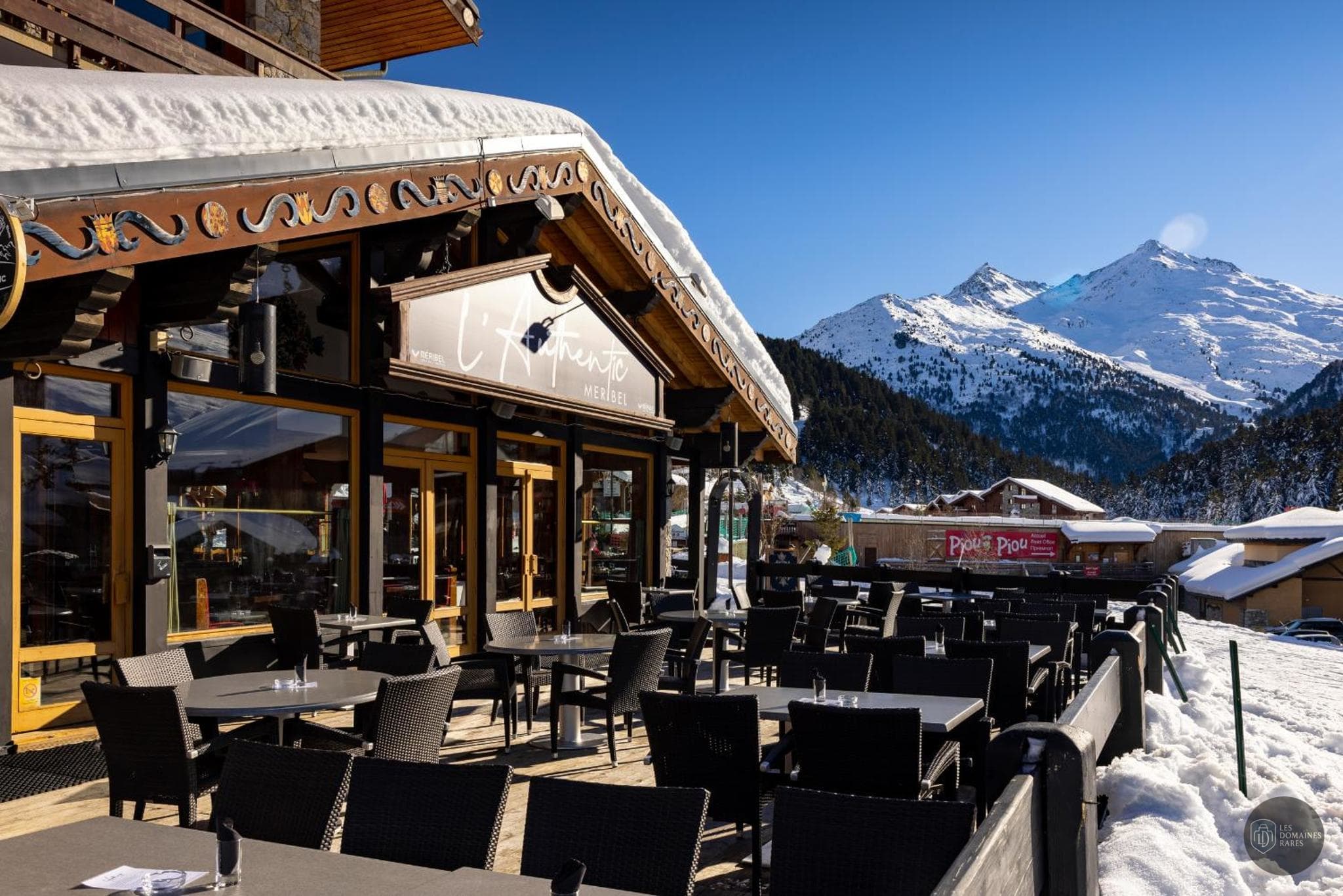 Vue extérieure de l'hôtel Hotel Mont Vallon à Méribel en Auvergne-Rhône-Alpes