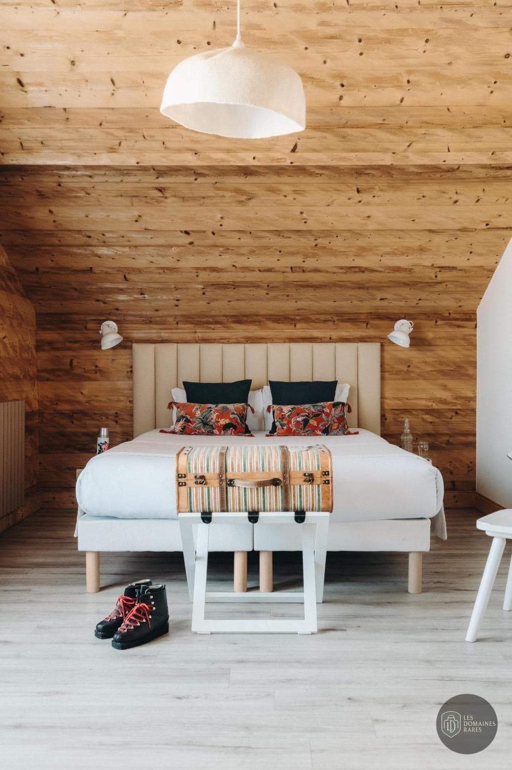 Chambre de l'hôtel Hotel des 2 Gares à Megève en Auvergne-Rhône-Alpes