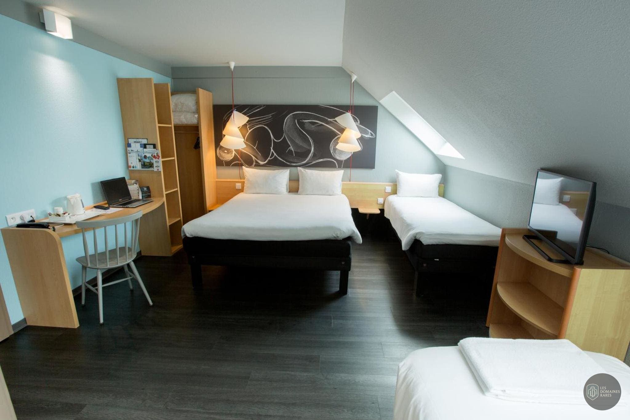 Chambre de l'hôtel Ibis Cherbourg La Glacerie en Normandie