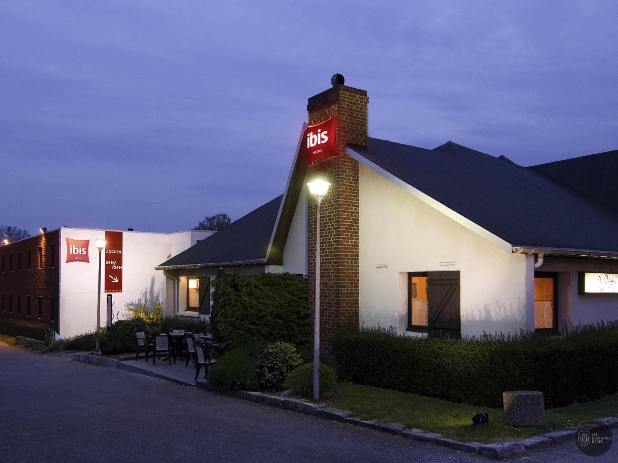 Vue extérieure de l'hôtel Ibis Dieppe à Dieppe en Normandie