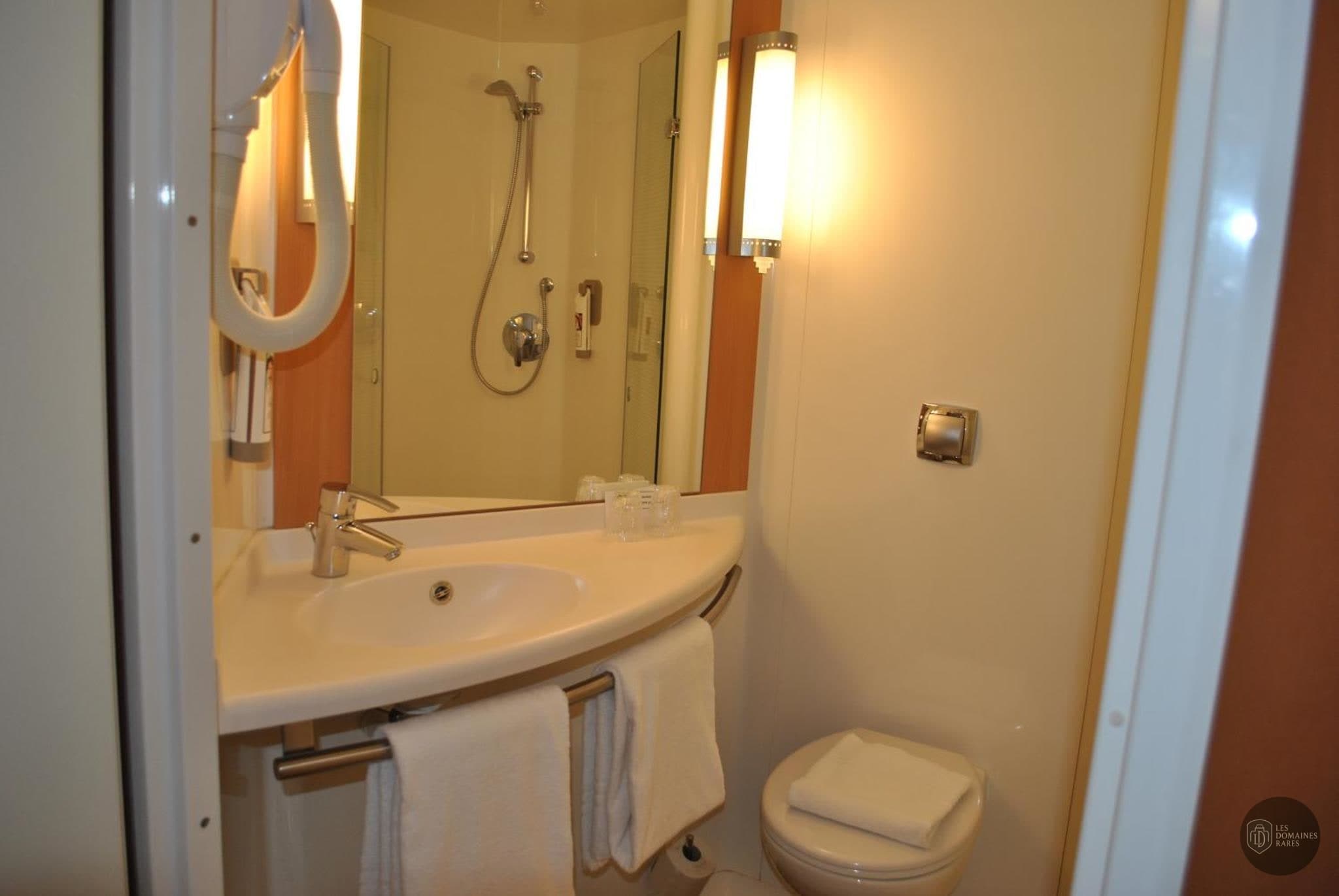 Salle de bain de l'hôtel Ibis Loriol le Pouzin à Le en Auvergne-Rhône-Alpes