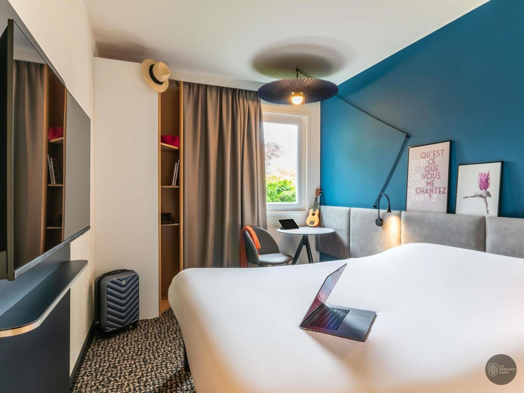 Chambre de l'hôtel Ibis Nuits-Saint-Georges en Bourgogne-Franche-Comté