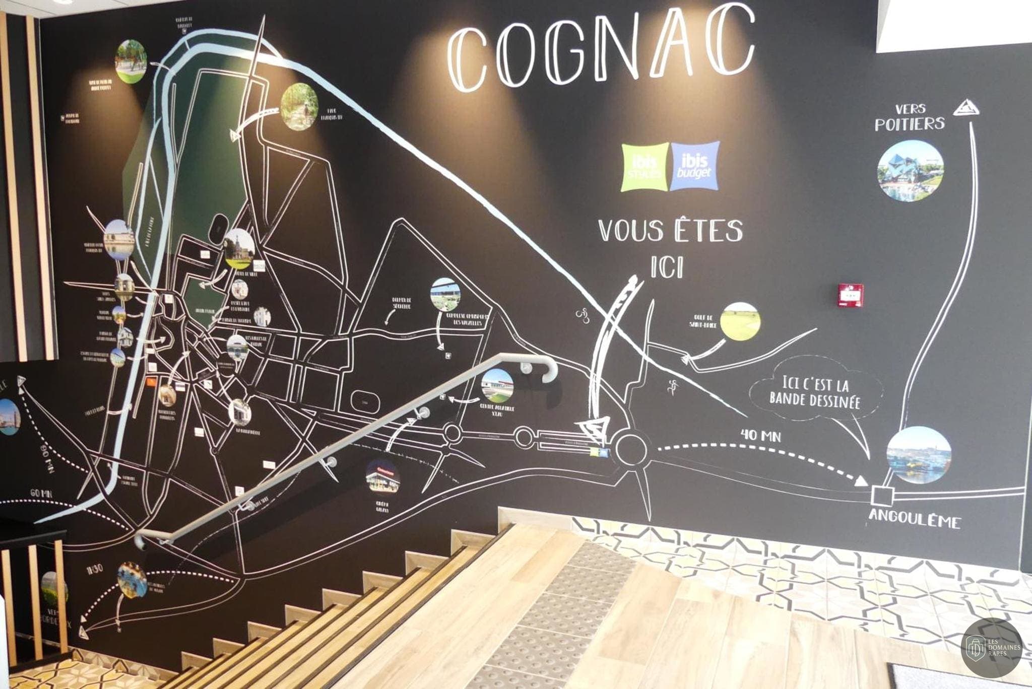 Vue extérieure de l'hôtel Ibis Styles Cognac en Nouvelle-Aquitaine